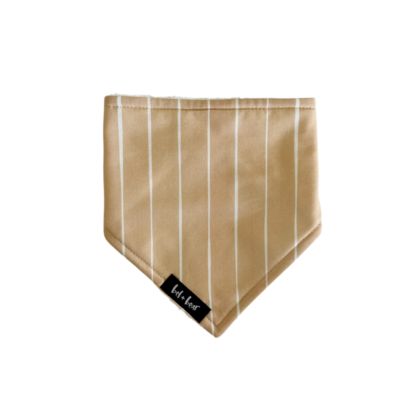 Tan Lines Dribble Bib