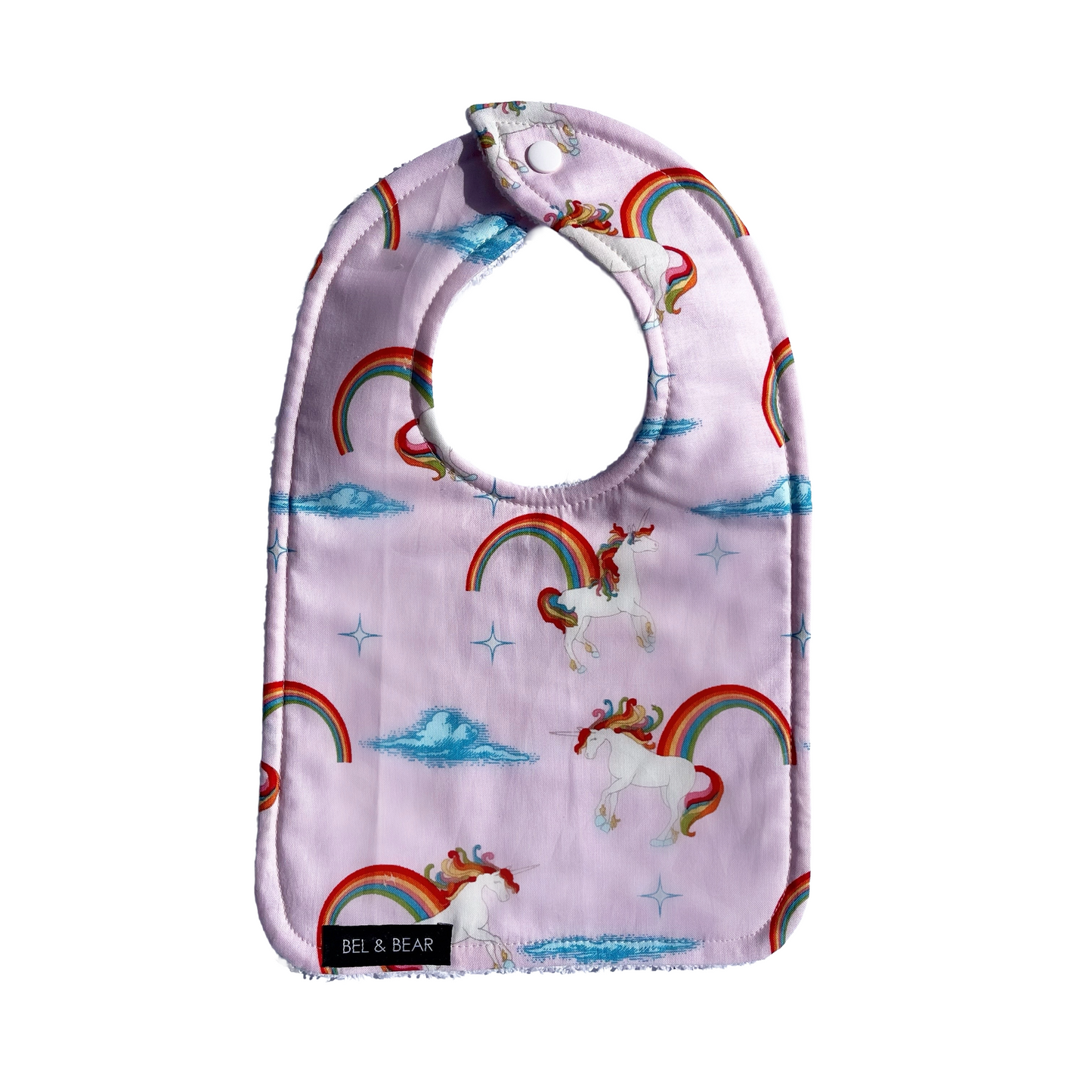 Unicorn Dreaming Traditional Bib