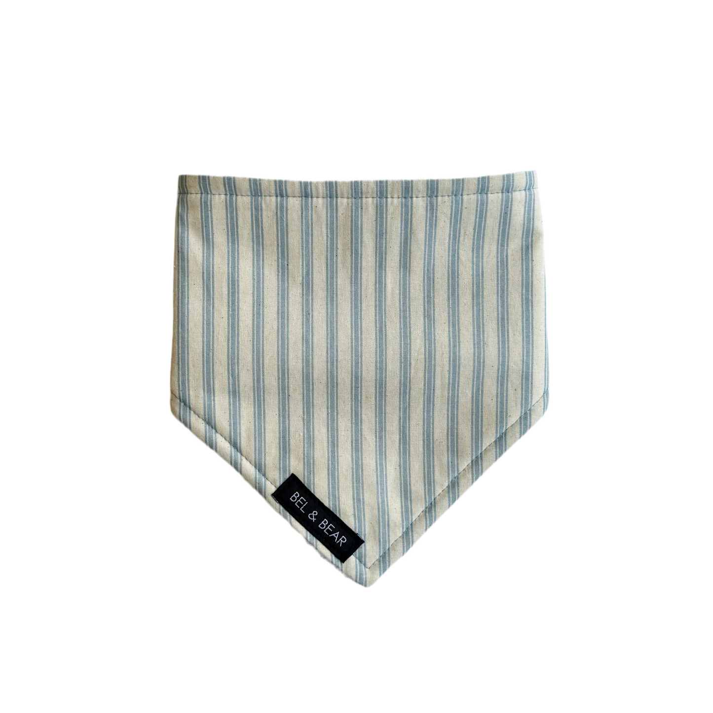 Blue Stripe Dribble Bib