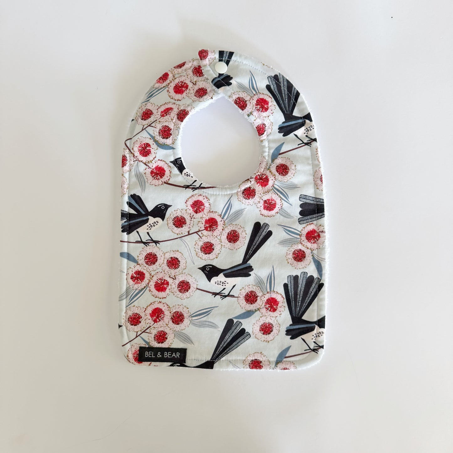 Willy wagtail Traditional Bib
