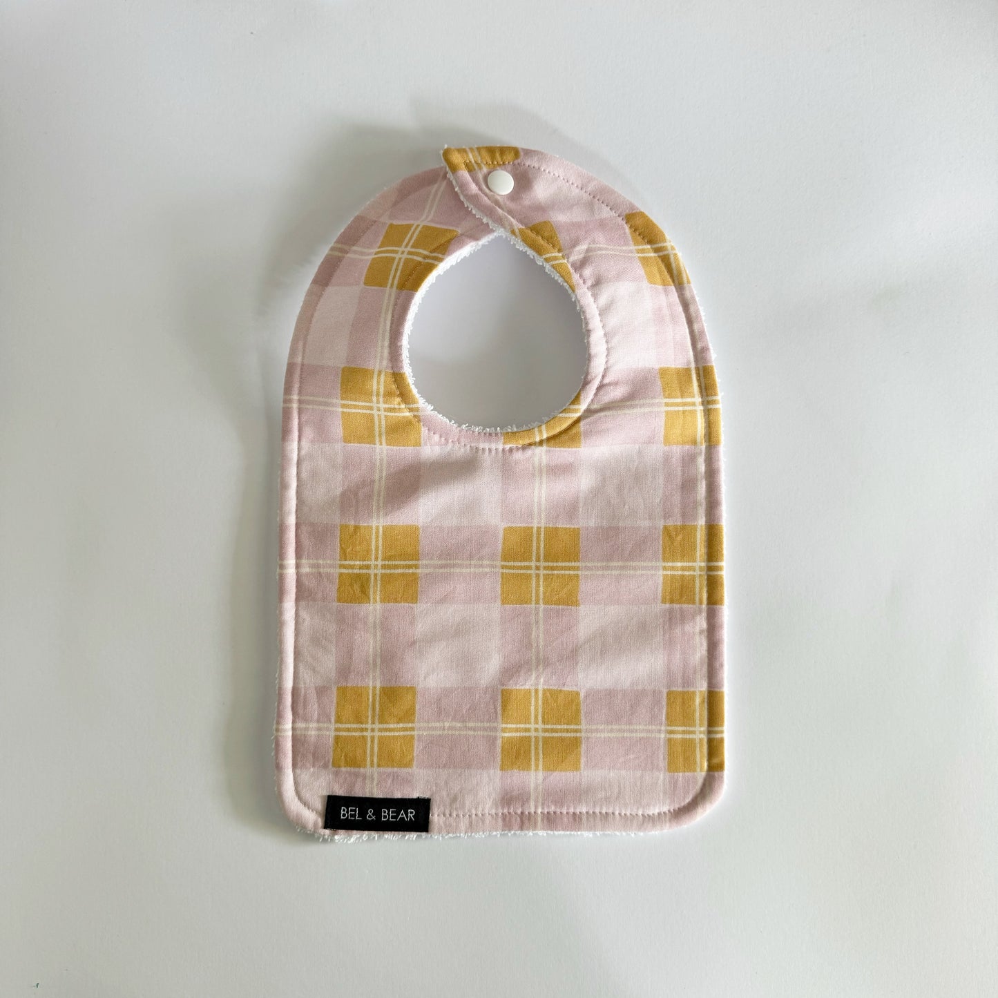 Lilac and Honey Traditional Bib