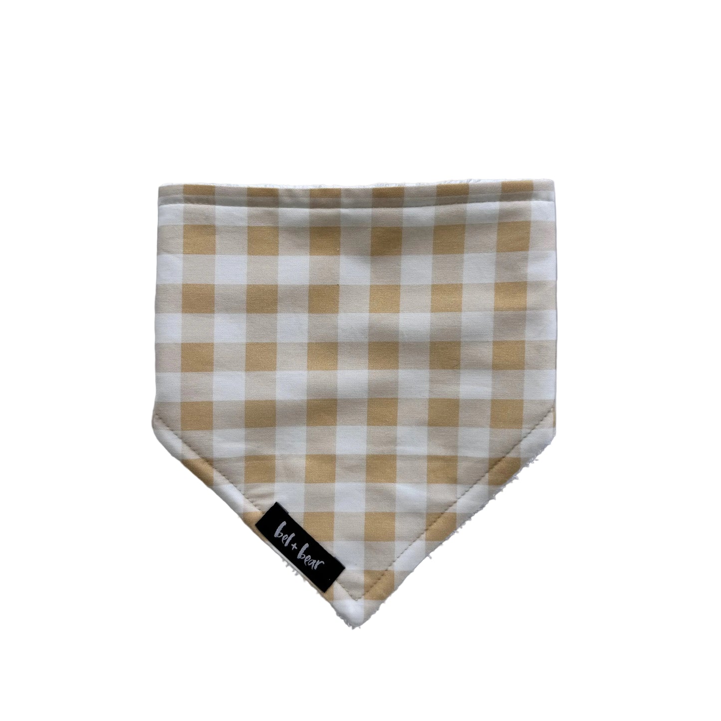 Golden Check Dribble Bib