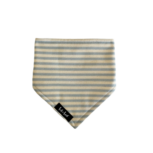 Blue Stripe Dribble Bib