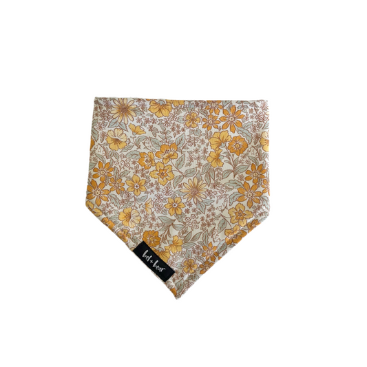 Vintage Floral Dribble Bib
