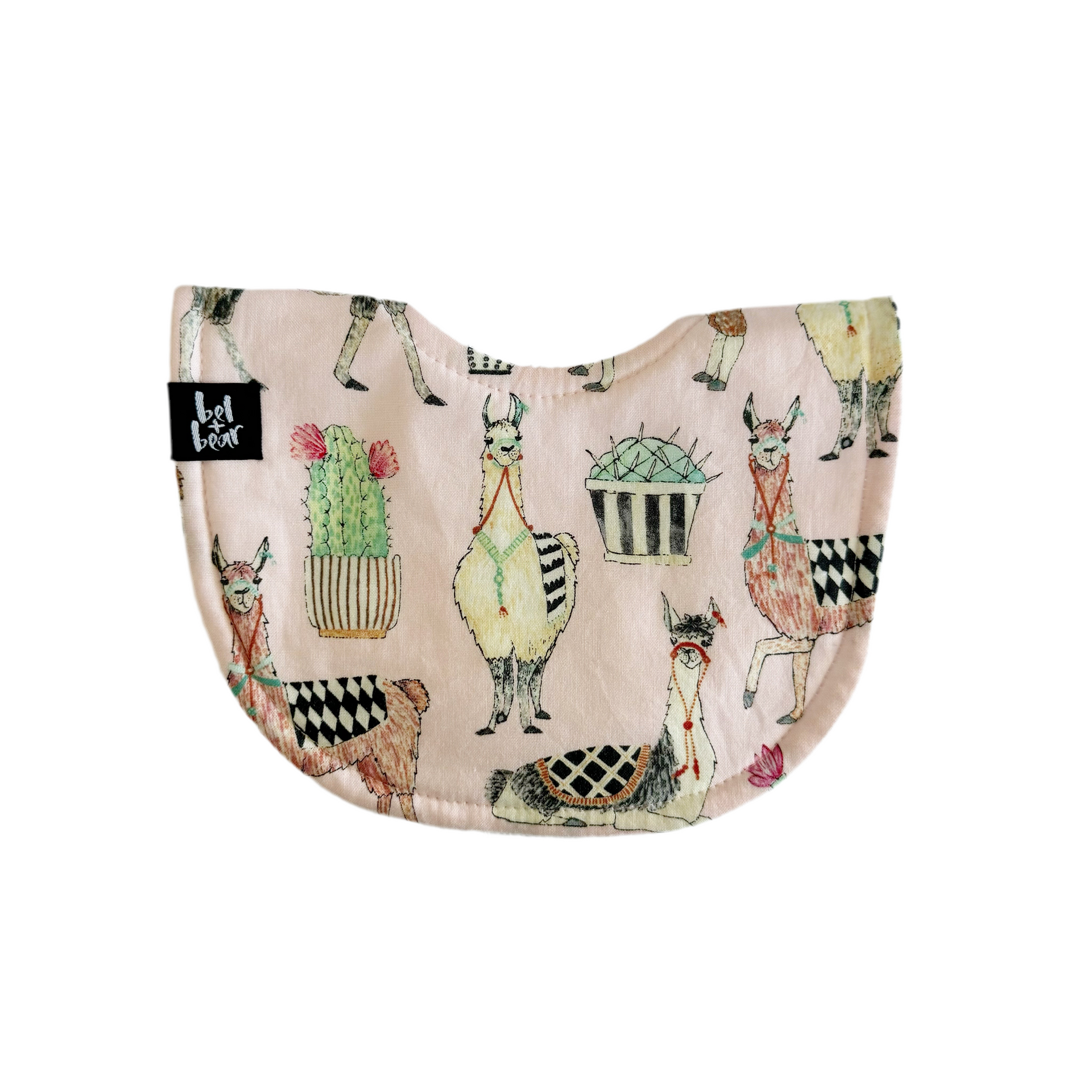 No Drama Llama Roundie Bib