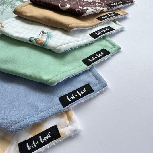 Plain Jane - Green Dribble Bib