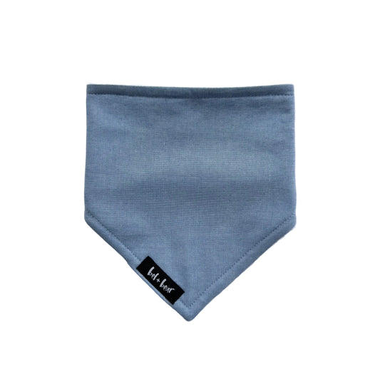 Plain Jane - Blue Dribble Bib