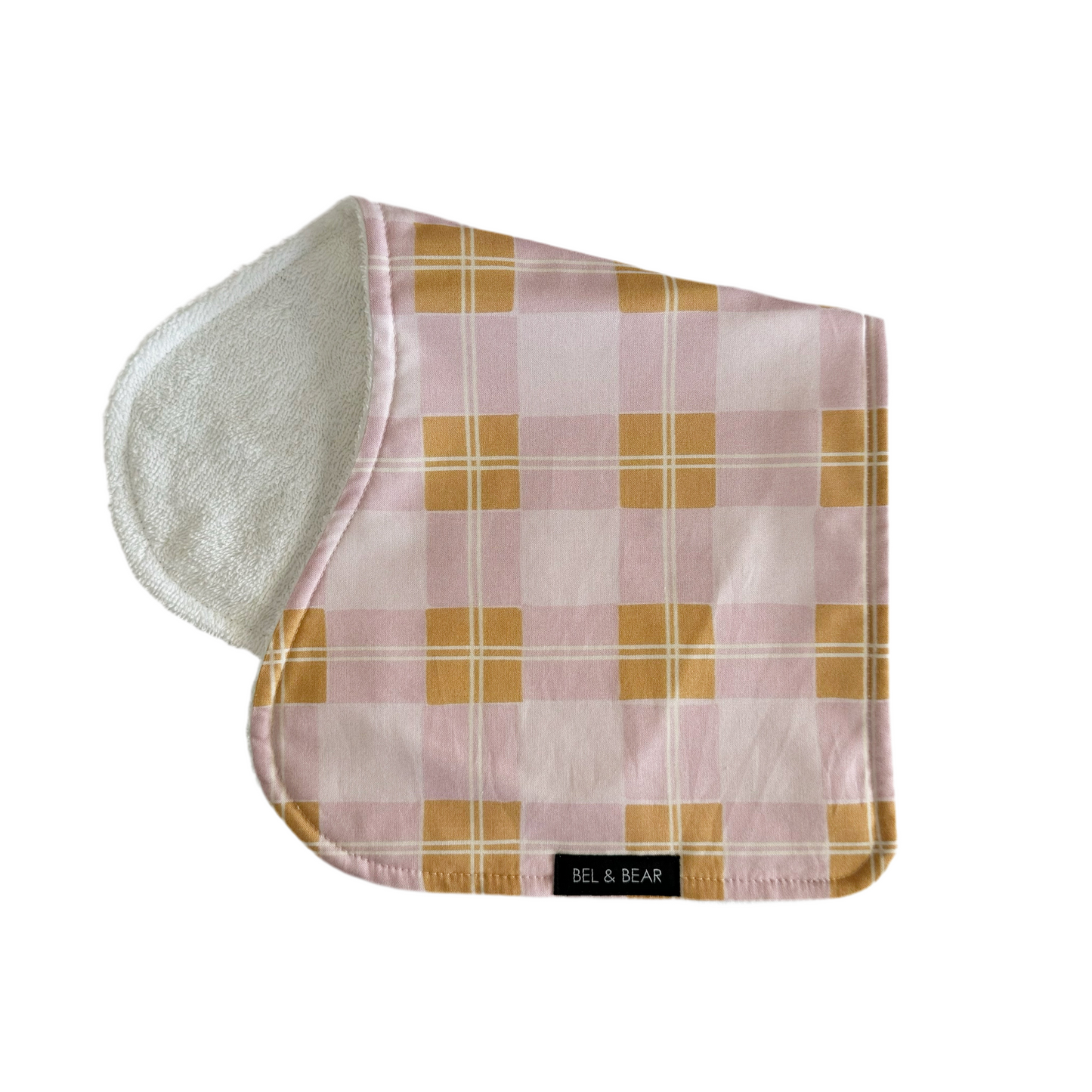 Honey and Lilac Burp Cloth