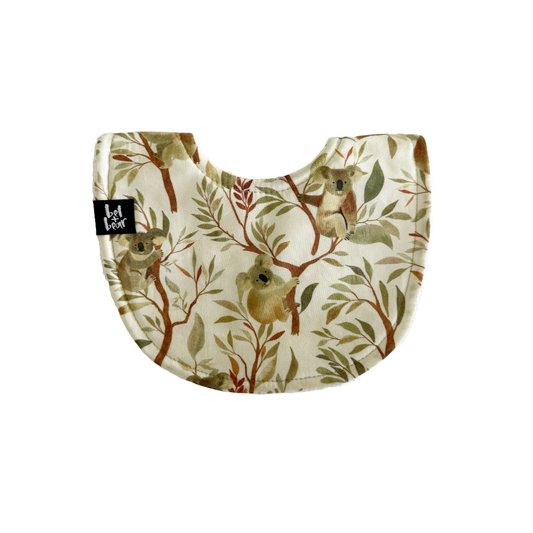Koala Bloom Roundie Bib
