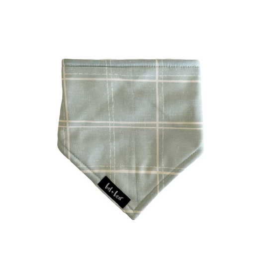 Blue Grid Dribble Bib