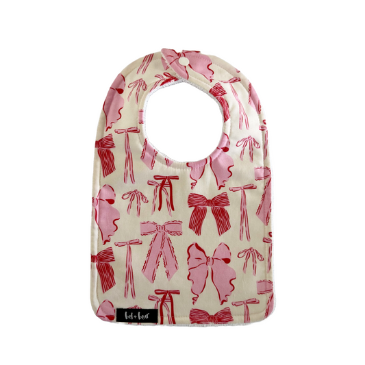Tickled Pink Traditional Bib