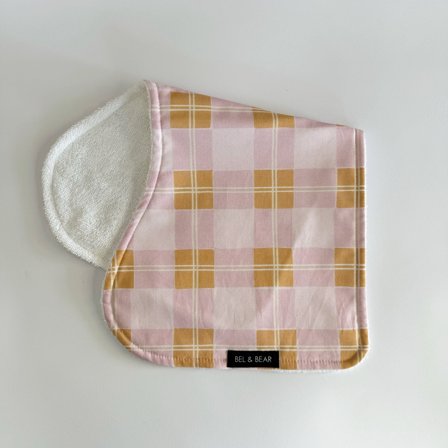 Honey and Lilac Burp Cloth