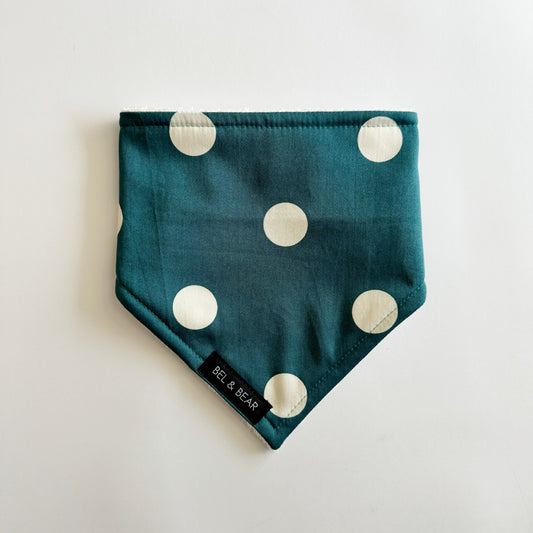 Emerald Spots Dribble Bib